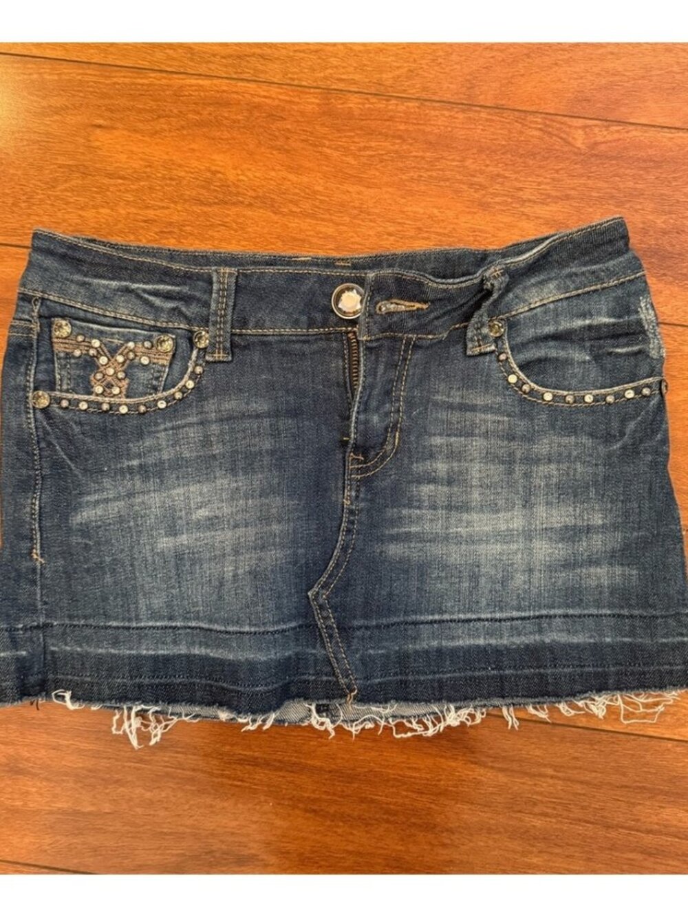 Denim Mini Skirt
